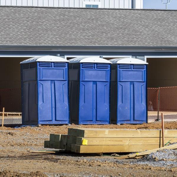 Heavy-duty construction site porta potty in Magnolia, Arkansas